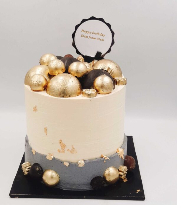Rheds Indulgence | Cake for him | event bakery | Handmade Chocolate Spheres Cake | Boldin Website Developer