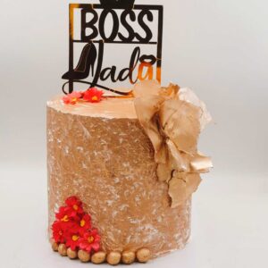 Rheds Indulgence | Gold Cake | kids baby event bakery | Boss Lady Gold Cake