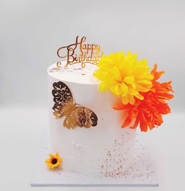 Rheds Indulgence | Cake for her | event bakery | Classy Floral Cake 2 | Boldin Website Developer