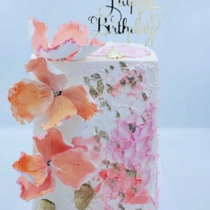 Rheds Indulgence | Cake for her | event bakery | Pastel Sugar Flower Cake | Boldin Website Developer