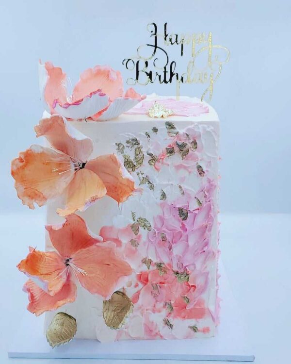 Rheds Indulgence | Cake for her | event bakery | Pastel Sugar Flower Cake | Boldin Website Developer