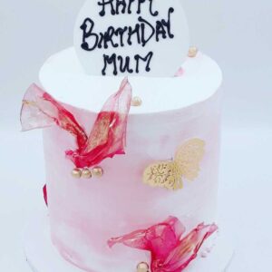 Rheds Indulgence | Cake for her | event bakery | Pink Rice Paper Cake 1 | Boldin Website Developer