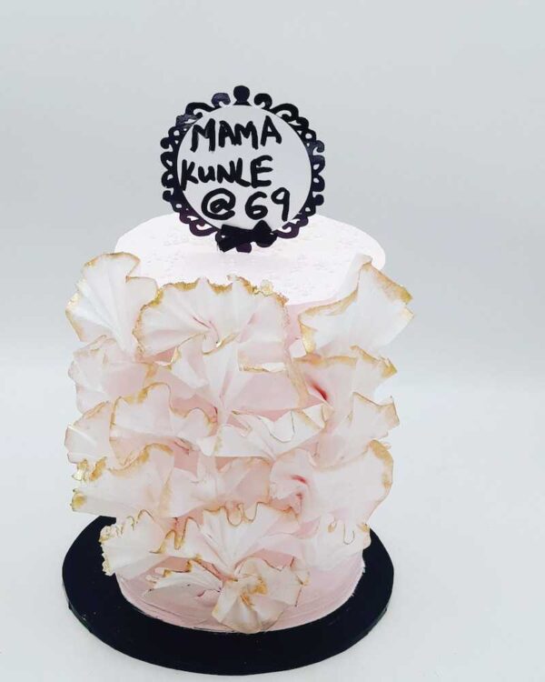 Rheds Indulgence | Cake for her | event bakery | Pink Subtle Ruffles Cake 2 | Boldin Website Developer