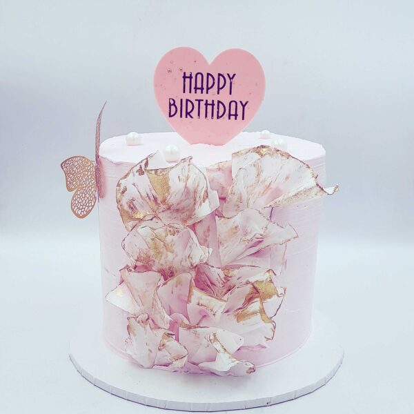 Rheds Indulgence | Cake for her | event bakery | Pink Subtle Ruffles Cake | Boldin Website Developer
