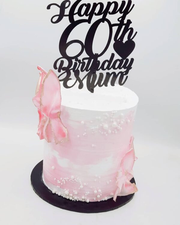 Rheds Indulgence | Cake for her | event bakery | Pink Wafer Art Cake 2 | Boldin Website Developer