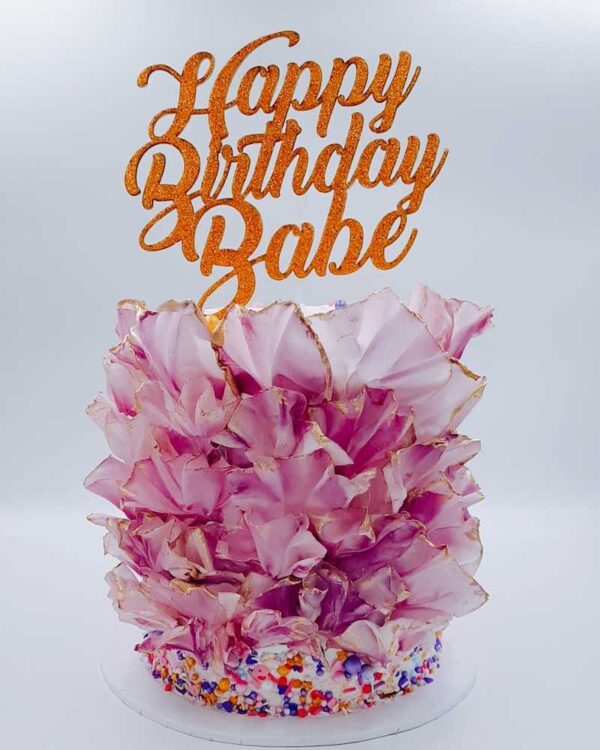 Rheds Indulgence | Cake for her | event bakery | Ruffles Drama Cake | Boldin Website Developer