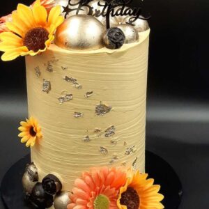 Rheds Indulgence | Cake for her | event bakery | Sun Flower Chocolate Cake | Boldin Website Developer
